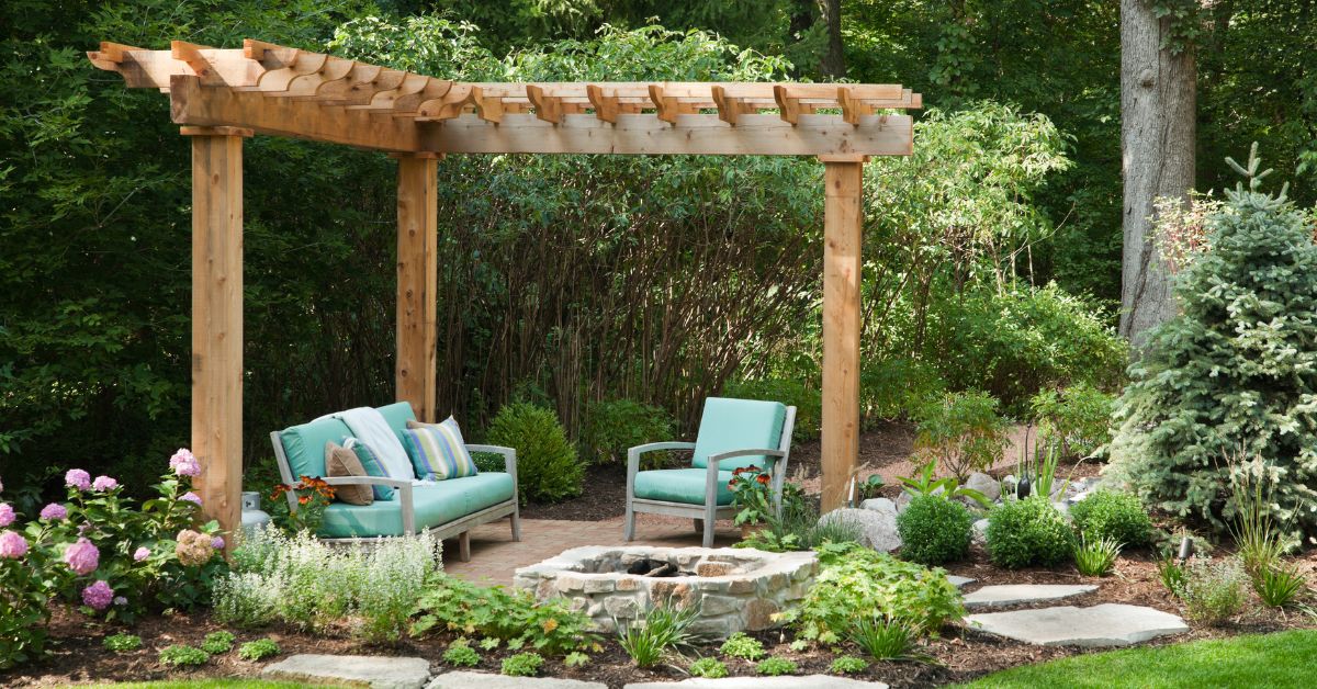 outdoor living space